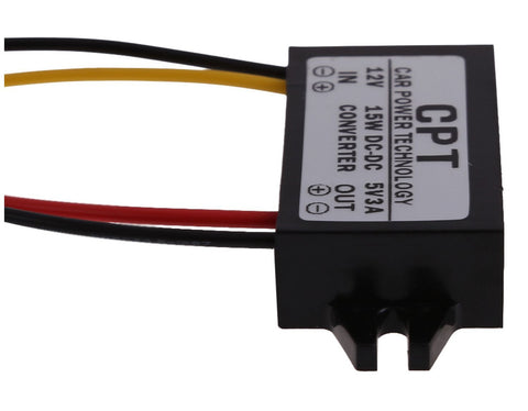 12V to 5V Car/LED DC Converter - 3amps